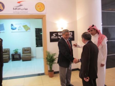 Visit of FIA President Jean Todt to SATA Head Office